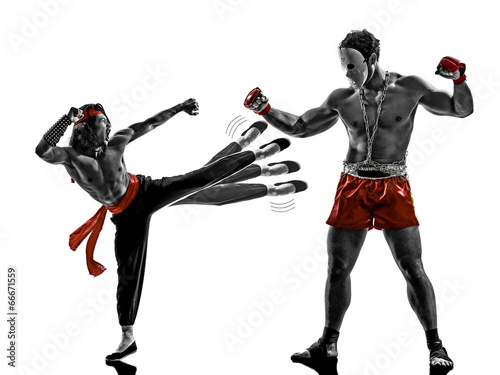 Plakat komiks sport sztuki walki mężczyzna