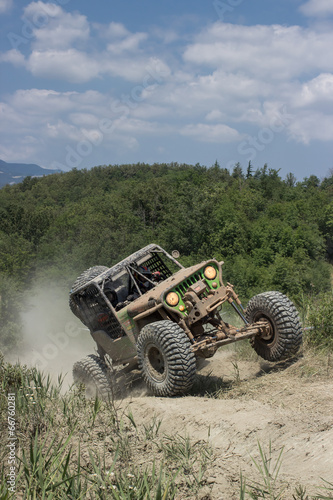 Obraz na płótnie droga offroad motor zabawa wyścig