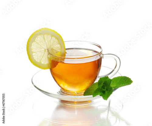 Naklejka kubek napój herbata filiżanka