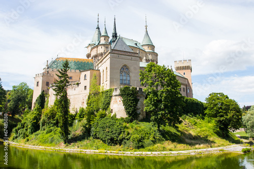 Naklejka słowacja zamek architektura pejzaż panorama