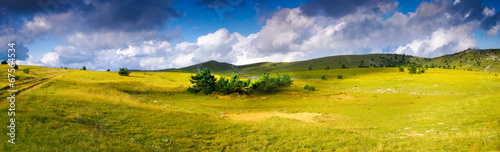 Plakat góra lato panorama