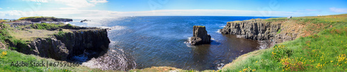 Plakat panorama wyspa islandia