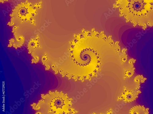 Naklejka spirala wzór przystojny piękny sztuka