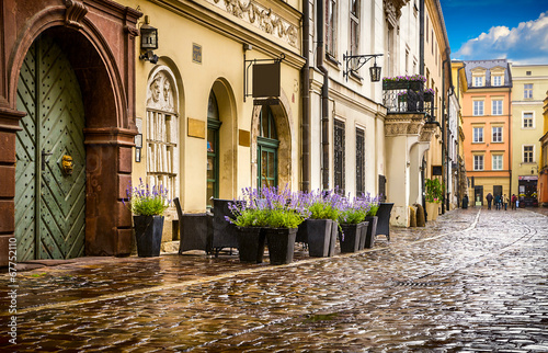 Obraz na płótnie kraków katedra stary ludzie