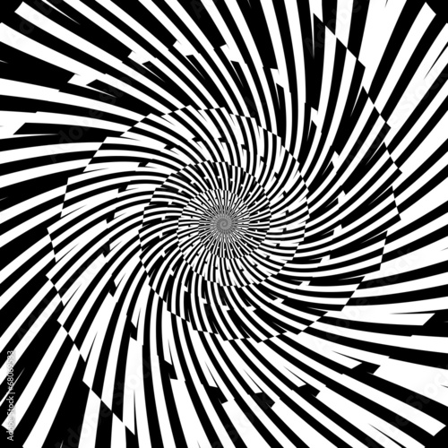 Plakat wzór ruch spirala sztuka