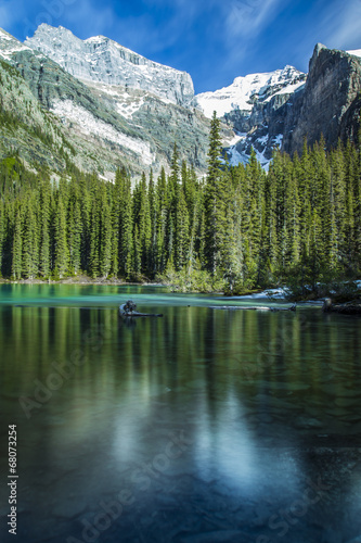 Naklejka góra kanada alberta banff jęzioro