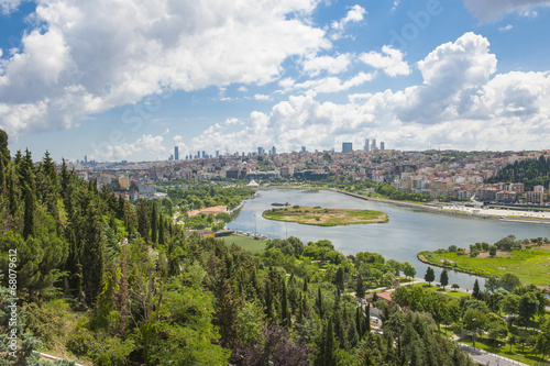 Naklejka panorama panoramiczny most