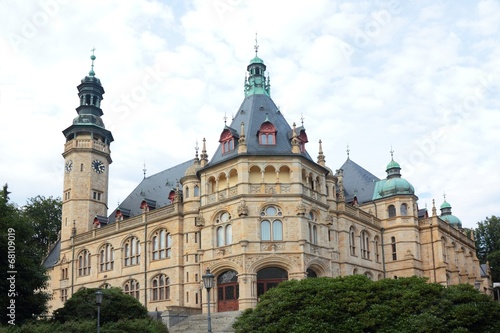 Plakat architektura stary muzeum