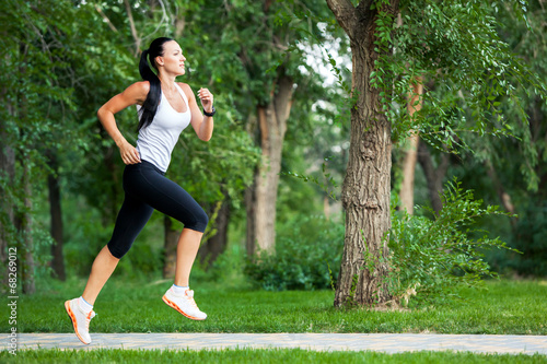 Plakat portret fitness natura zdrowie kobieta