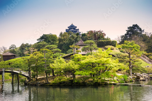 Naklejka ogród japonia japoński