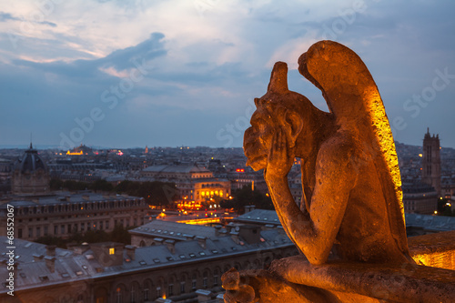 Fotoroleta kościół francja statua