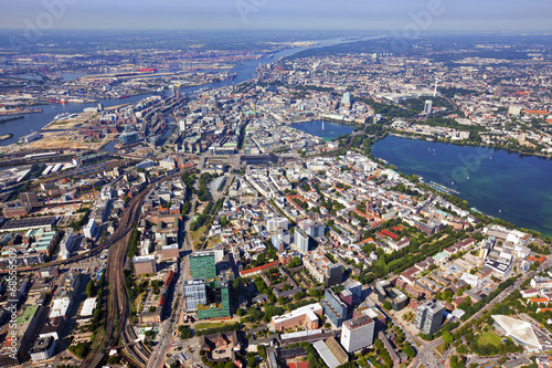 Naklejka miejski krajobraz metropolia