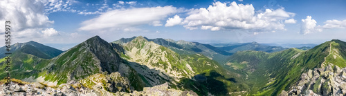 Plakat krajobraz bezdroża panoramiczny