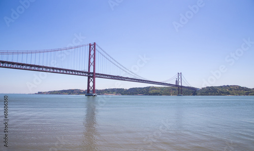 Naklejka samochód morze europa obraz most
