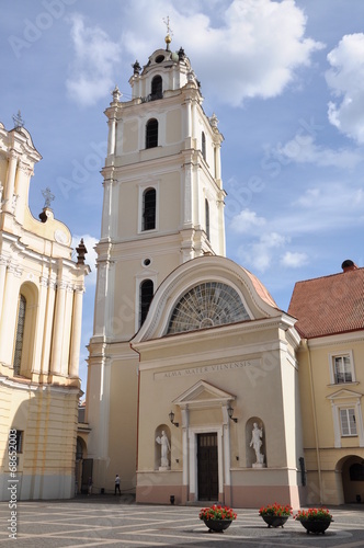 Obraz na płótnie litwa niebo miasto architektura