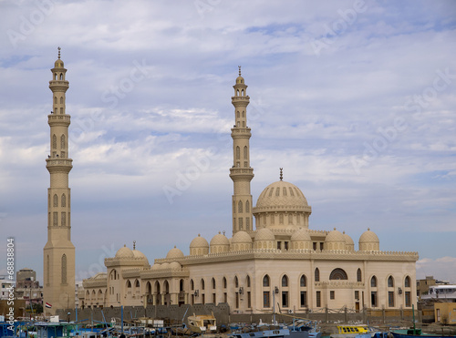 Obraz na płótnie wschód morze architektura arabski