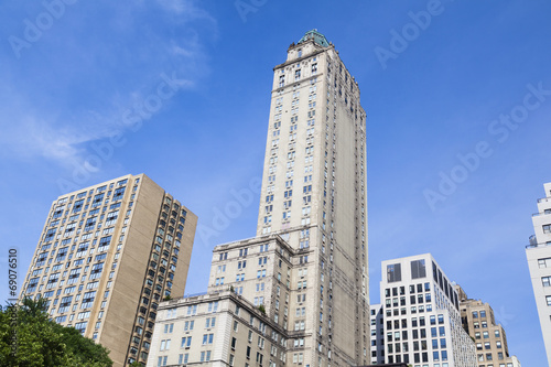 Obraz na płótnie stary architektura niebo central park lato