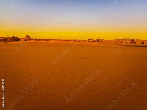 Obraz na płótnie niebo wydma pustynia