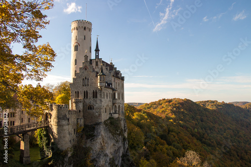 Fotoroleta wieża pałac panorama