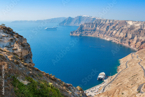 Fotoroleta grecja santorini europa lato