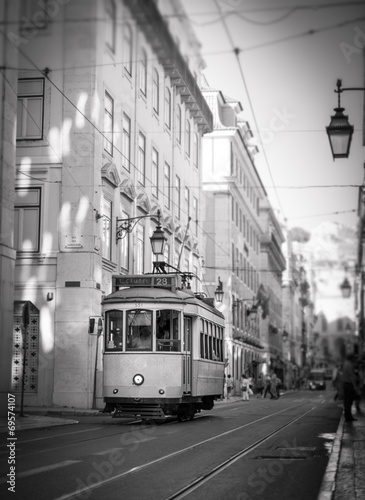 Fototapeta retro europa miejski ulica