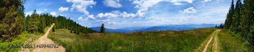 Fotoroleta lato góra widok sport panorama