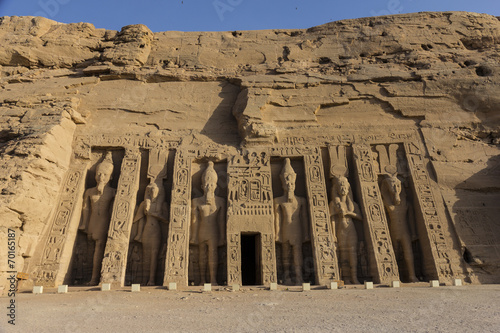 Naklejka egipt świątynia kościół opoka