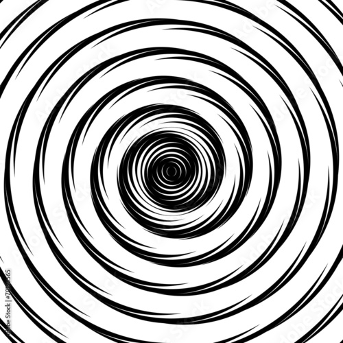 Plakat abstrakcja ruch spirala