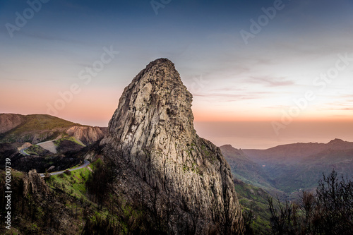 Fototapeta lato natura pejzaż góra klif