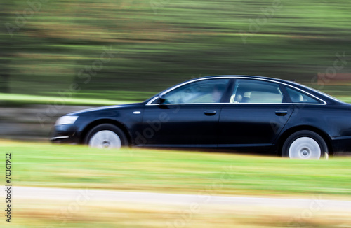 Fotoroleta silnik taksówką autobahn