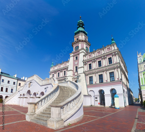 Obraz na płótnie miejski rynek niebo miasto