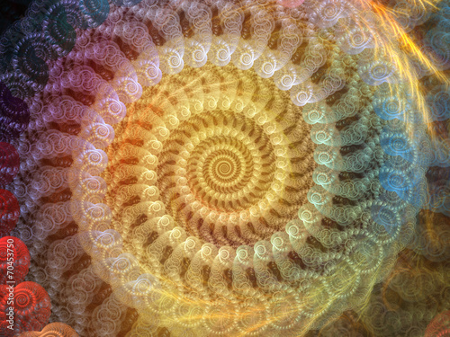 Obraz na płótnie ornament wzór spirala sztuka