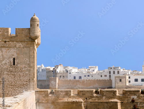 Naklejka miasto zamek podróż essaouira