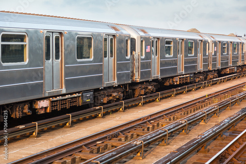 Naklejka nowy jork metro miejski peron