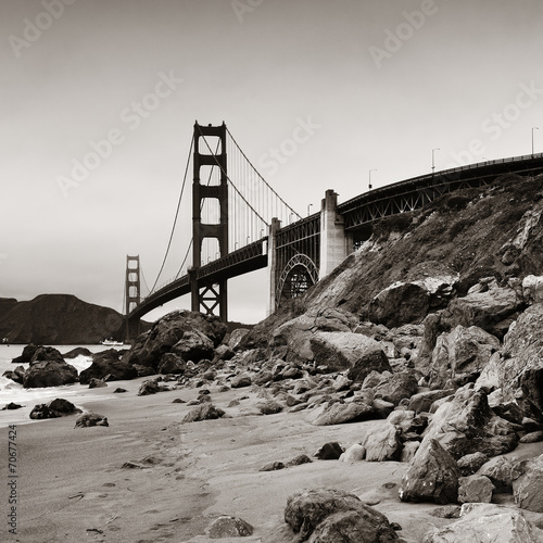 Fotoroleta golden gate transport kalifornia amerykański