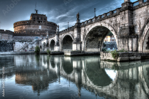 Fotoroleta most castel sant'angelo roma