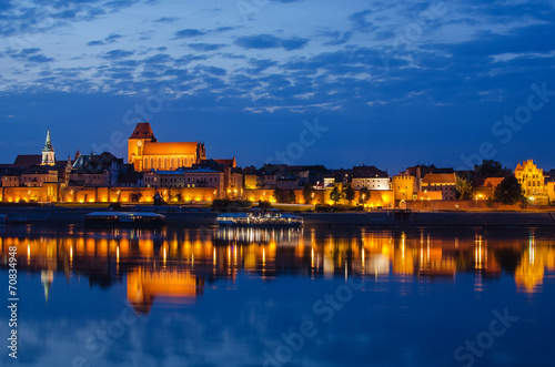 Obraz na płótnie europa panorama wisła