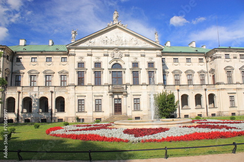 Naklejka architektura europa miasto przystojny pałac