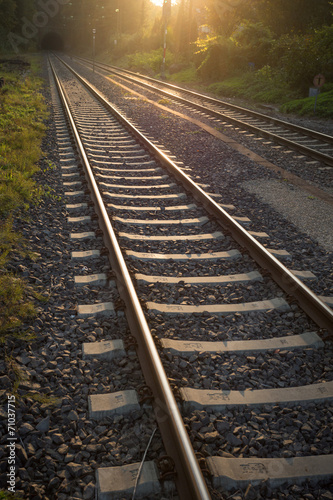 Fotoroleta perspektywa tunel góra stary