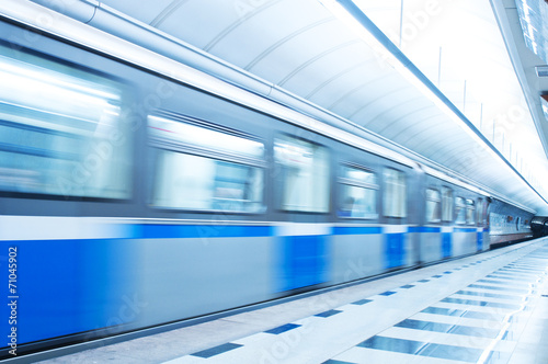 Obraz na płótnie ruch samochód metro transport