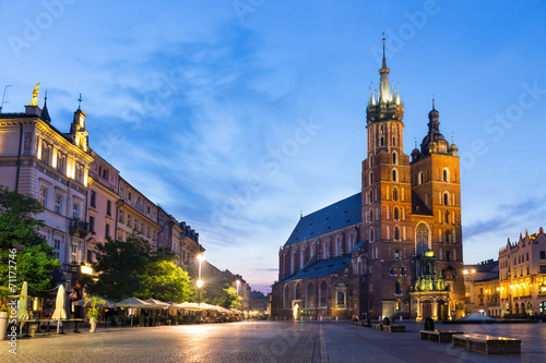 Naklejka Kościół św. Marii w Krakowie