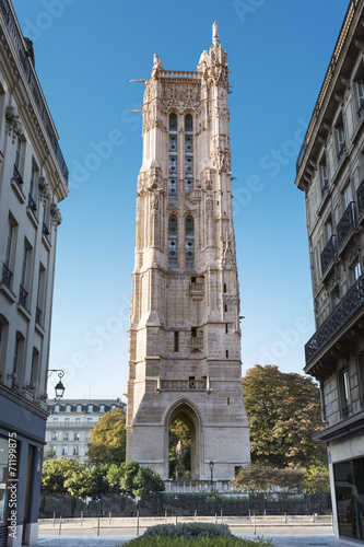 Plakat francja zwiedzanie okrągły