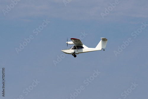 Obraz na płótnie sport niebo samolot wodolot latający