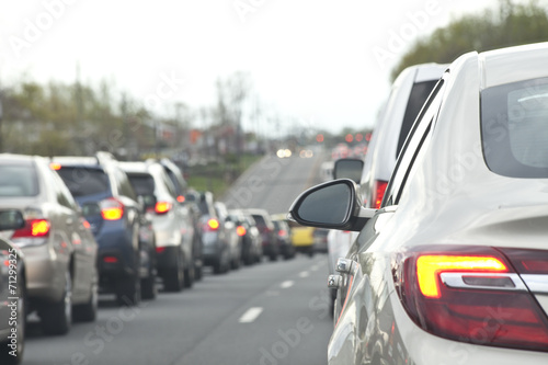 Plakat droga autostrada samochód ulica