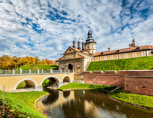 Fotoroleta stary wieża białoruś zamek