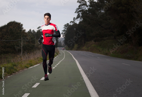 Fototapeta rower ćwiczenie fitness zdrowie jogging