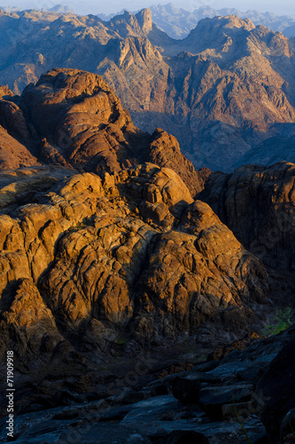 Plakat krajobraz egipt panorama pejzaż góra