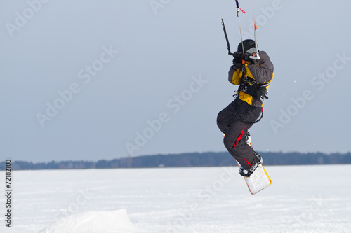 Fototapeta pejzaż niebo europa snowboard