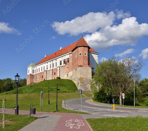 Obraz na płótnie zamek wzgórze wisła