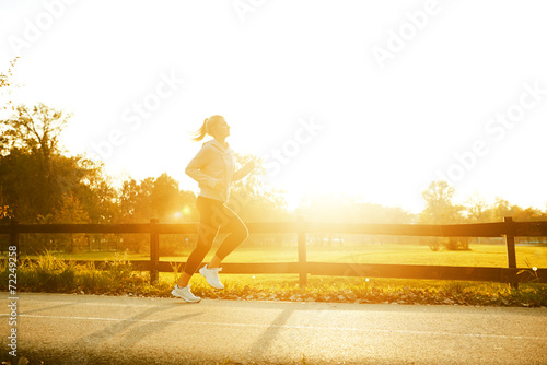 Fototapeta słońce sport fitness